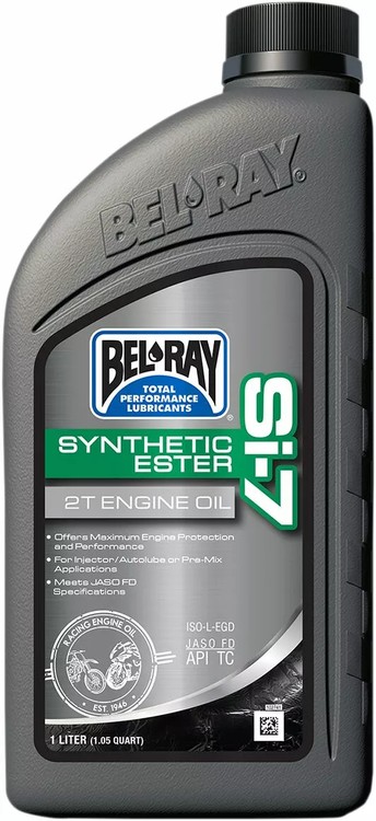 Bel Ray Si 7 Syntetisk 2 Takts Olie 1l fra Bel-ray