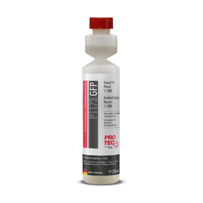 Benzin Additiv Med Nem Dosering   Pro Tec, 250ml fra Pro-tec