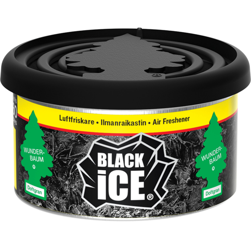 Black Ice Duftdåse   Fiber Can Fra   fra Wunderbaum