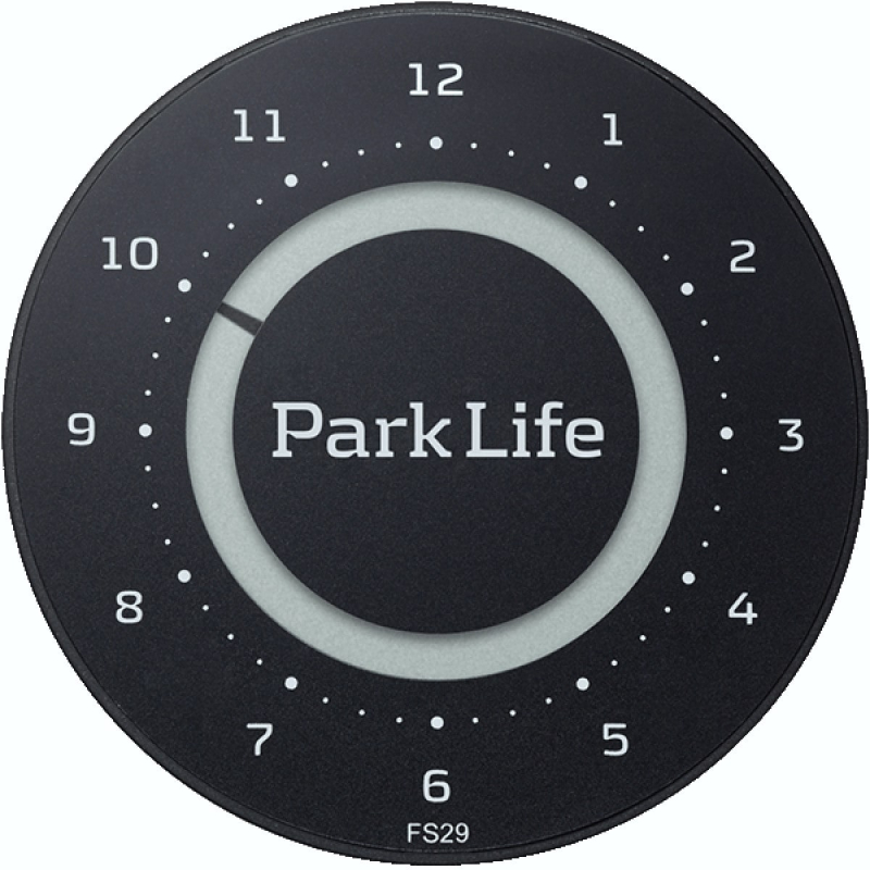 Parklife Parkerings Ur, Carbon Black (fs29) Fra   fra Needit