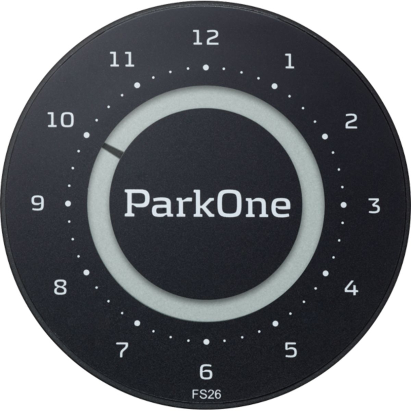 Parkone 2 Parkerings Ur, Carbon Black (fs26) Fra   fra Needit