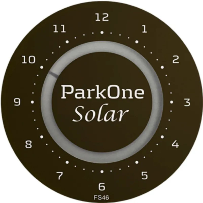 Parkone Solar Parkerings Ur, Black Sort (fs46) Fra   fra Needit