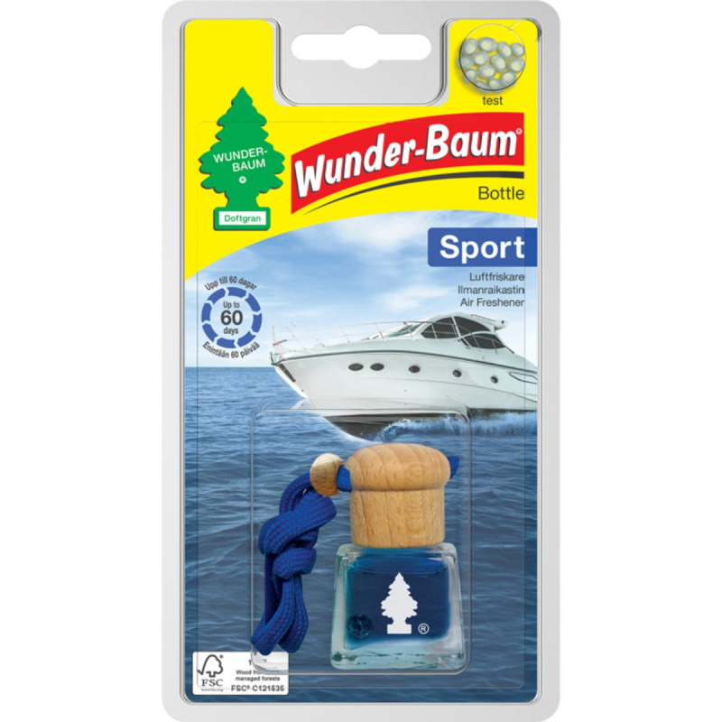 Sport Luft Frisker Flaske   Air Freshener Bottle Fra   fra Wunderbaum
